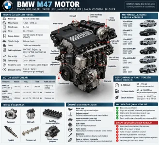 BMW M47 Sandık Motor