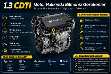 1.3 CDTI Motor Nasıl? Kronik Sorunları, Yakıt Tüketimi ve Alınır mı?