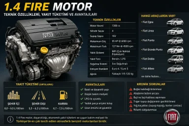1.4 Fire Uzun Yolda Nasıl? Konforu, Yakıt Tüketimi ve Performansı